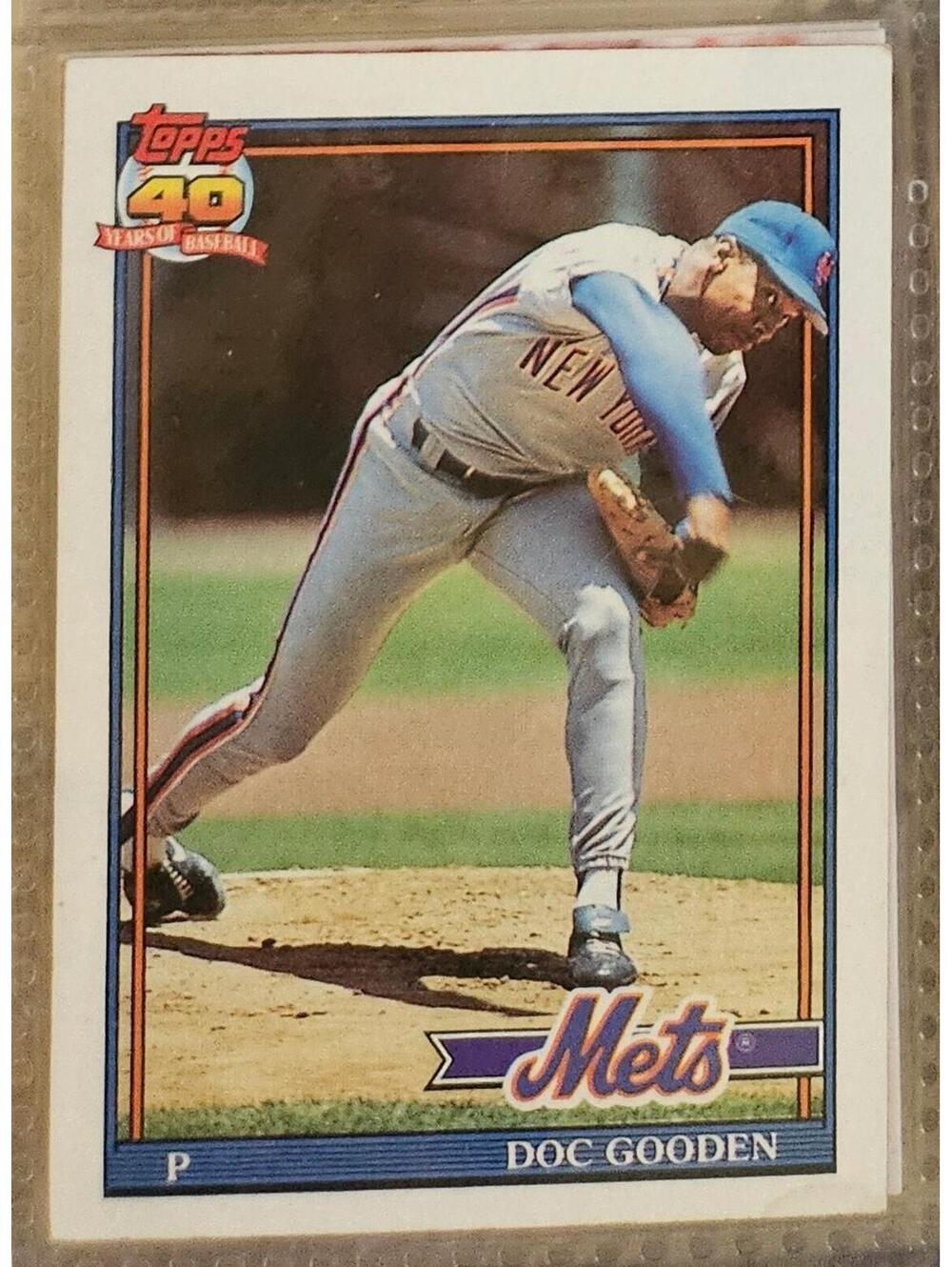 1991 Topps - #330 Dwight Gooden New York Mets